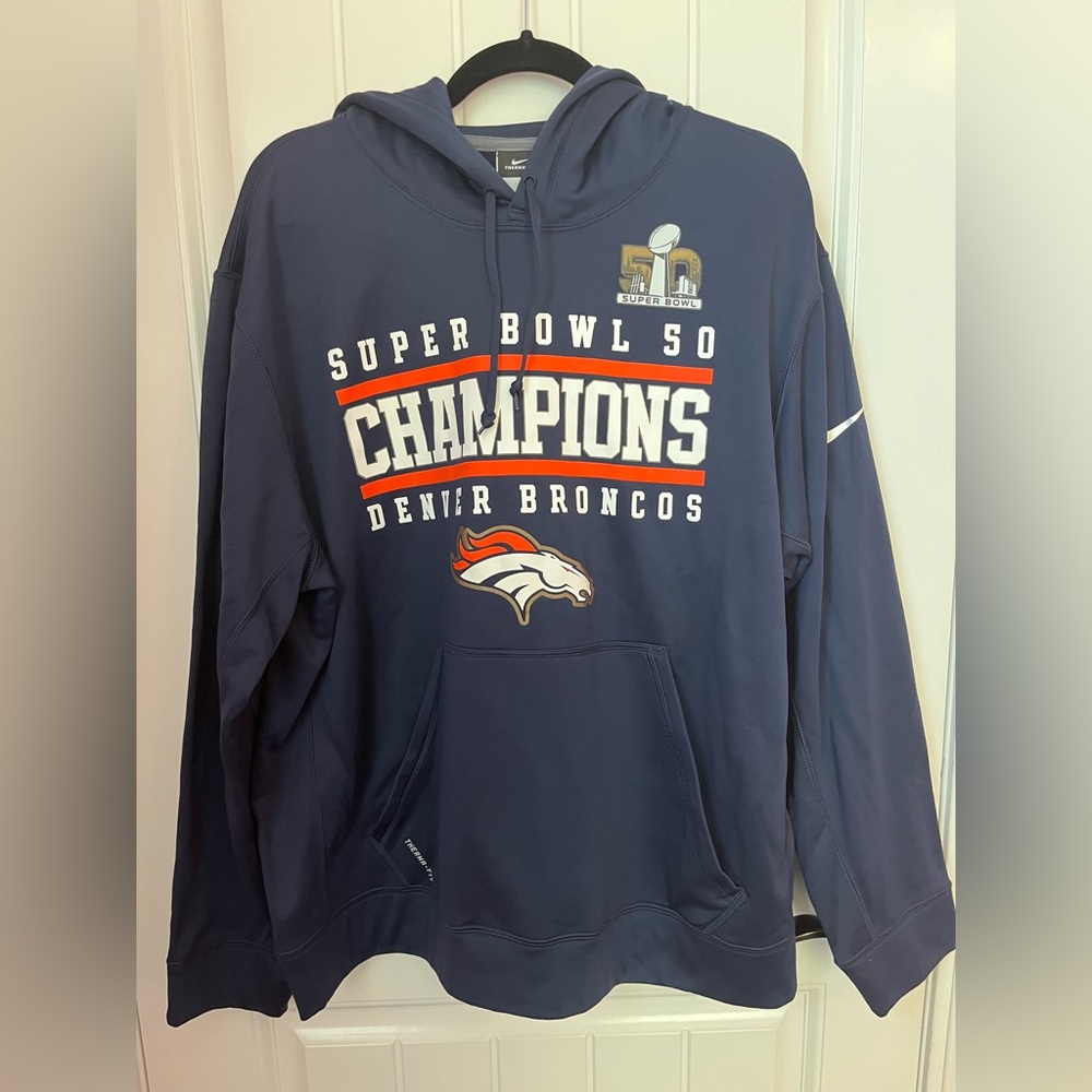 Nike Super Bowl 50 Denver Broncos Hoodie XL